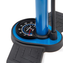 Load image into Gallery viewer, Park Tool PFP-10 Floor Pump – 160 PSI (Blue)