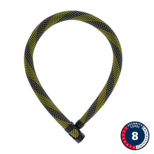 Load image into Gallery viewer, ABUS IvyTex IVERA 7210K Chain Lock – 110cm, Keyed, 3 different colours. Flexible. Stylish Protection.