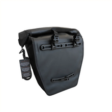 Load image into Gallery viewer, Bagoo Waterproof Black Bicycle Pannier (Single) 22L