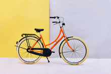 Load image into Gallery viewer, Go Dutch Orange Oma - Step Through Style Dutch Bike - SMALL-MEDIUM OR LARGE - Orange