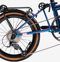 Load image into Gallery viewer, The Kingsdale C9 Fold Up Bike - Folding Bike - One Size Fits All Chameleon Purple&Blue