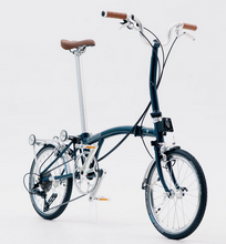 Load image into Gallery viewer, The Kingsdale C9 MAX Fold Up Deluxe Bike - Folding Bike - One Size Fits All Midnight Blue