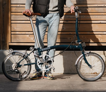 Load image into Gallery viewer, The Kingsdale C9 MAX Fold Up Deluxe Bike - Folding Bike - One Size Fits All Midnight Blue