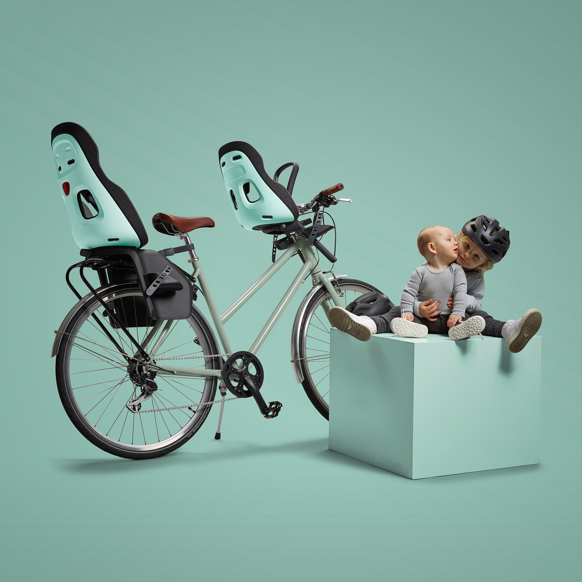 Thule Yepp Nexxt 2 Mini – Front Mount Mint Green – Go Dutch Bikes