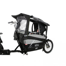 Load image into Gallery viewer, RAIN TENT SUITABLE FOR GAZELLE CABBY CARGO BIKE COLOR BLACK (MODEL: PLUS)

