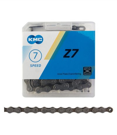 KMC Z7 5/6/7 Speed Chain – Grey/Brown, 116 Links
