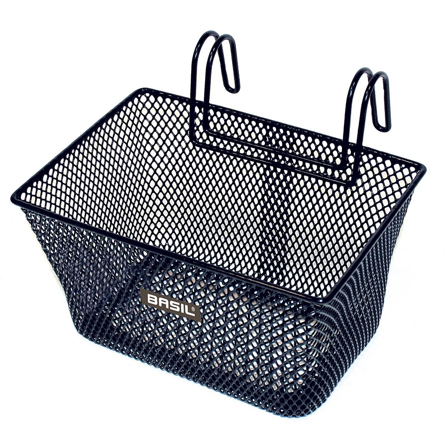 Basil Tivoli Small Front Basket – Black (26 x 24 x 17 cm)