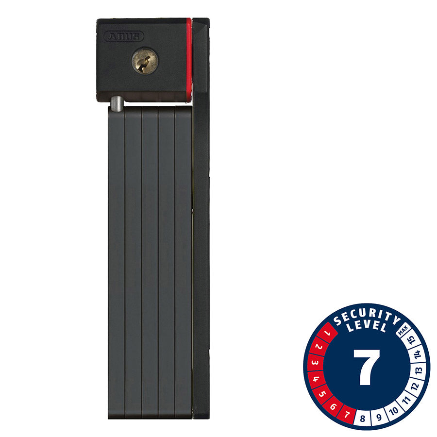 ABUS Bordo uGrip 5700 SH Folding Lock – 80cm, Keyed, Black
