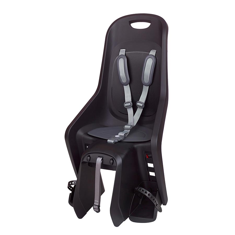 Polisport, Bubbly Maxi + CFS, Baby Seat, On rear rack (not included), Black/Dark Grey, Black