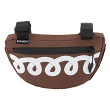 Load image into Gallery viewer, Chocolate Cream-Filled Frame Bike Bag
