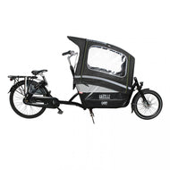 RAIN TENT SUITABLE FOR GAZELLE CABBY CARGO BIKE COLOR BLACK (MODEL: PLUS)