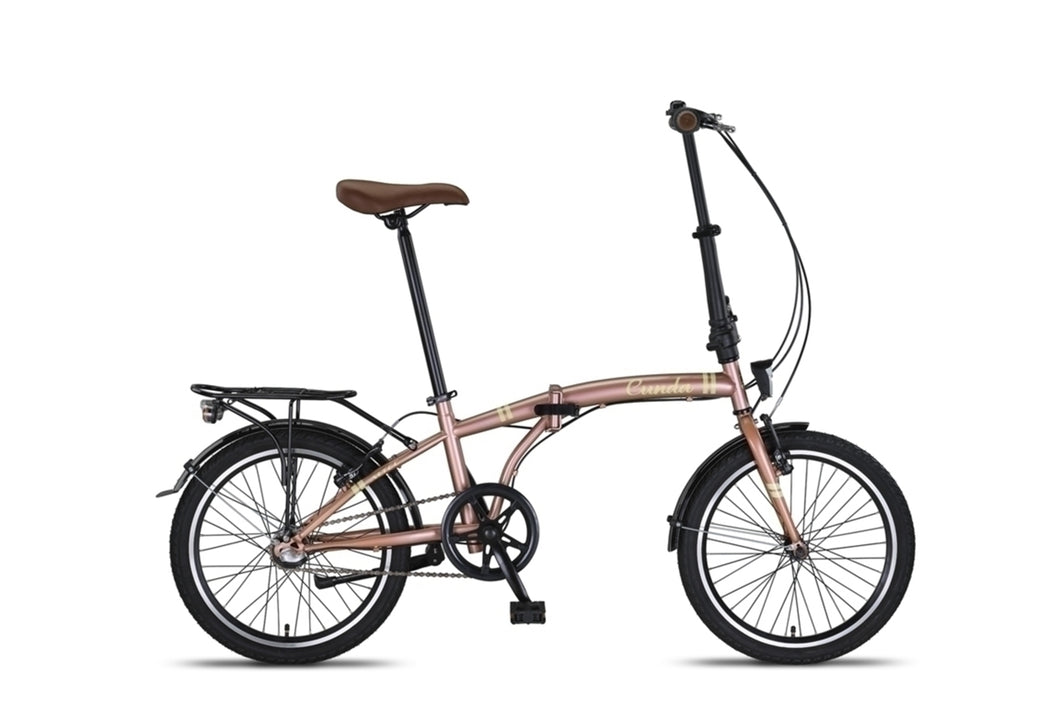 The Dutch Fold Up Bike - Step Through Style Dutch Cunda Bike - One Size Fits All
