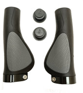 Falkx Ergonomic Bicycle Grips - Black/Grey