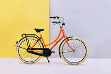 Load image into Gallery viewer, Go Dutch Orange Oma - Step Through Style Dutch Bike - SMALL-MEDIUM OR LARGE - Orange
