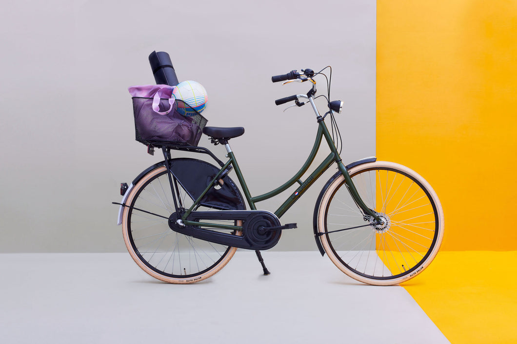 Go Dutch Oma Deluxe - Step Through Style Dutch Bike - SMALL-MEDIUM OR LARGE - OLIVE DARK GREEN
