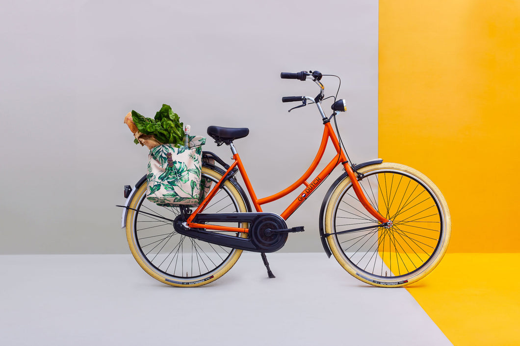 Go Dutch Orange Oma - Step Through Style Dutch Bike - SMALL-MEDIUM OR LARGE - Orange