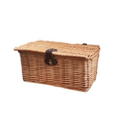 Front Woven basket with lid (medium)