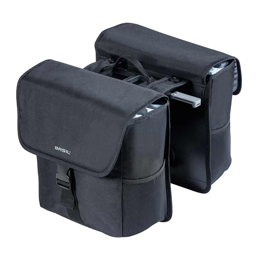 Basil, Go Mik, Pannier, 32L, Black
