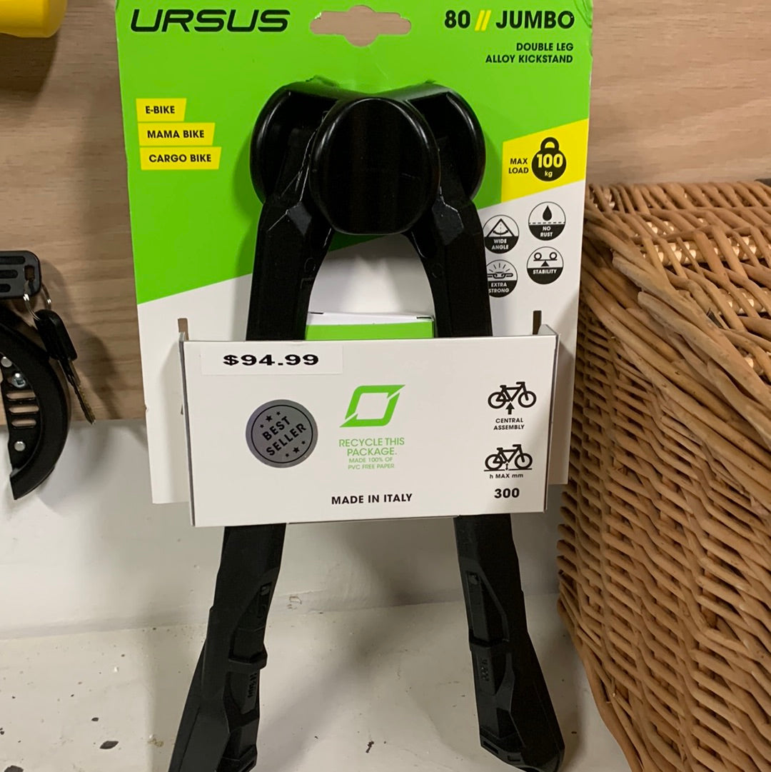 Ursus Jumbo Double Kickstand 28 176lbs capacity Go Dutch Bikes